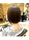 切りっぱなしボブ