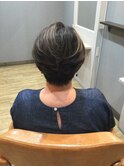 バレイヤージュショート
