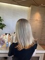 ラテ(LATTE) ハイライトカラーやデザインのブリーチカラーも得意です