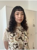 【loje】オン眉/パーマ/夏のヘアアレンジ