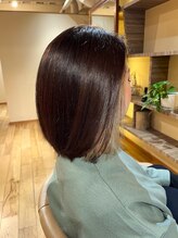 ナウン(noun)&nbsp;ボブ×インナーカラー×ミネコラトリートメント