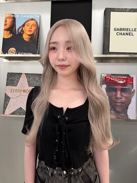 ペレ 梅田(PELE) くびれヘア/アプリコットオレンジ/夏のヘアアレンジ/梅田