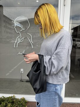 アイディー  高知(id) -高知　id-ブリーチイエローカラー