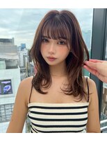 コア銀座メゾン(COA GINZA Maison)&nbsp;髪質改善レイヤーカット前髪カット顔周りレイヤー暗めカラー銀座