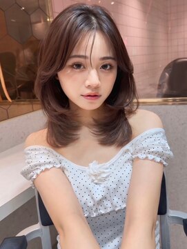 ハローバイシー 仙台(Hello by Sea) ミディアム×フェイスフレーミング[韓国/デザインカラー]