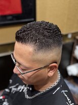 ヒロギンザバーバーショップ 大宮店(HIRO GINZA BARBER SHOP)&nbsp;ハイスキンフェード濡れパン/大宮/パンチパーマ/オールバック