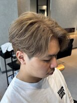 エデアンルクラ 下通(EDEAN Leclat)&nbsp;熊本メンズヘア メンズカラー ミルクティー ベージュ