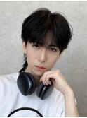 シースルーマッシュウルフ【メンズサロンZina天神】