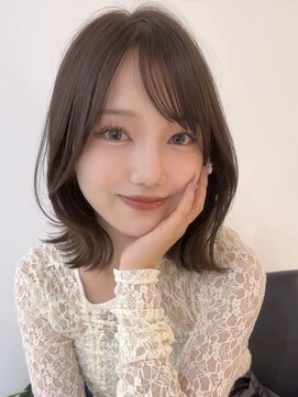 リリット(ReLit) マレットヘアハイライト髪質改善オリーブグレーココアベージュ