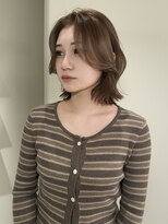 バロック(BAROQUE)&nbsp;ボブレイヤー／くすみベージュ