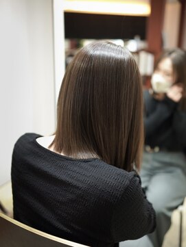 アナンダ(ananda) 髪質改善カラーとミディアムヘア