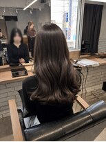 モク 上野(mok)&nbsp;ツヤ感レイヤーロング！