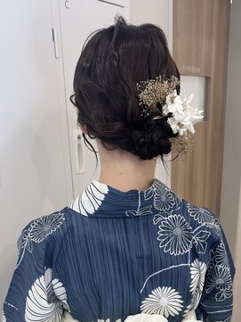 ベル サウス(BHEL south) 浴衣姿を引き立てる！こなれサイドシニヨン♪ 【津/久居】