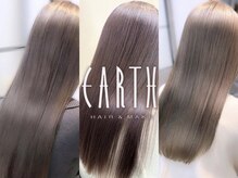 アース 沖縄新都心店(HAIR&MAKE EARTH)の雰囲気（髪質改善トリートメントで触れたくなるサラ艶へアに♪[髪質改善]）