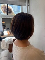 ラウム(RAUM)&nbsp;丸みショートボブ×大人女性の小顔ヘア