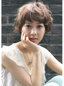 マイティ バイ エイチ(mighty by H) mighty【ヘルシーカジュアル】ショートマッシュ×シアーベージュ