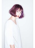 ピンクラベンダー　ボブ