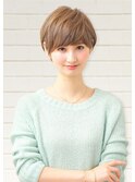 乾かすだけで簡単☆コンパクトなフェミニンショート