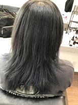 トゥディ(today)&nbsp;ウルフカットのハイライトネイビー