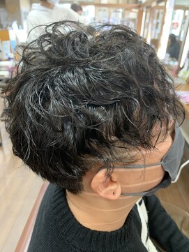 プレッソヘアー Presso hair メンズパーマ　スパイラルスタイル