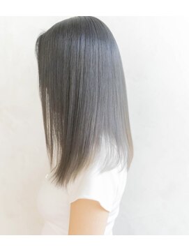 ヘアーラウンジ ハピル(Hair lounge Hapir) ダークグレージュ×シルキーストレート◎