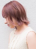 シロ(SiLO) レイヤーボブ／ピンクベージュ/髪質改善/トリートメント/韓国