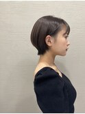 耳掛けショートボブ