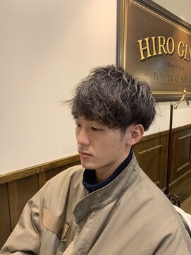 ヒロギンザバーバーショップ 神楽坂店(HIRO GINZA BARBER SHOP) 王道マッシュ