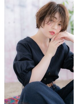 ミック 日暮里店(miq) 外国人風フレンチカジュアルセミウェットふわふわボブa1