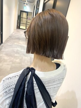 ネウィ ジャム 町田(newi JAM) ボブ/切りっぱなしボブ/グレージュ/ブラウンベージュ