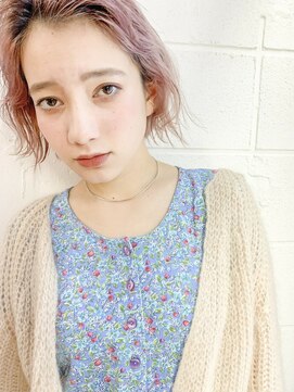ヘアアンドメイク シークネクスト(HAIR&MAKE SeeK NEXT) 【SeeK NEXT】シアピンク×ウェットボブ