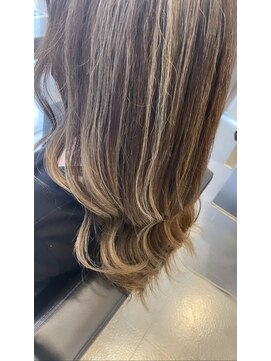 シェア 天王寺(share) ハイライトカラー/コントラストハイライト[グレーベージュ]