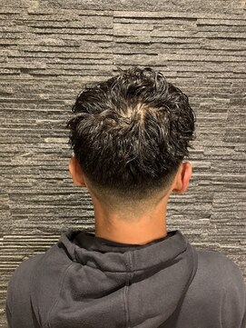 ヒロギンザ 恵比寿店(HIRO GINZA) ツーブロックビジネスショートフェードスパイラルツイストパーマ