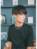 ヘアーアンドネイル フィフティーン ラブ 仙台泉大沢店(Hair&Nail Fifteen Love) メンズツーブロックマッシュ/アッシュブラック