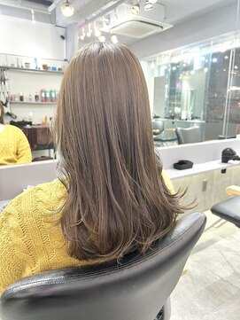 ディレクト 新宿(Direct) 前髪/マチルダボブ/ピンクベージュ/オリーブベージュ/新宿24