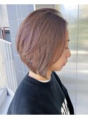 30代40代カジュアルな前下がりボブ[恵比寿駅/髪質改善]
