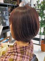 美容室 スピリチュアル ハート(SPIRITUAL HEART)&nbsp;手で乾かすだけ♪白髪染めでもこんなに可愛くカラーカット