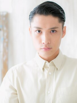 モッズヘア メン 南越谷南口店(mod's hair men) 七三オールバックでビジネスも◎フェードカットスタイルV南越谷