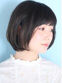 小顔美髪イメチェンピンクブラウン切りっぱなしボブショート