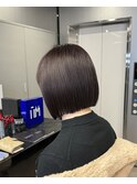 ぱつっとボブ 20代30代40代ヘア 小顔 大阪ボブ 梅田