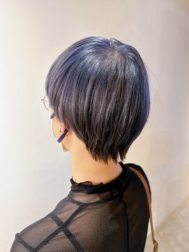 コモン ヘア デザイン(COMMON hair design) ネイビーラベンダーカラー