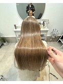 髪質改善ストレートパーマ×エイジング毛(白髪)