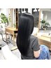 【髪質改善level★★★★】骨格補正カット+和漢彩染+ララリノトリートメント