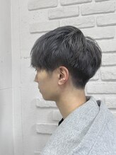 ビランチェ 池袋(bilancia) 刈り上げショート/ブルーブラック/メンズツーブロック/池袋
