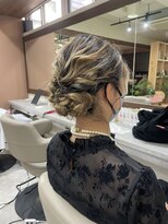 アミー 駒澤(Ammy komazawa)&nbsp;お呼ばれシニヨンスタイル