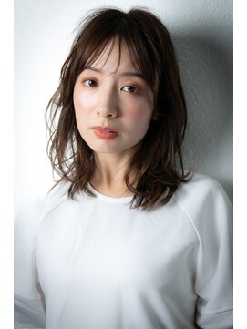 カバーヘア ブリス 北浦和(COVER HAIR bliss) □ニュアンスパーマウルフカットくびレイヤー415北浦和30代40代