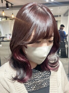 ムク 横浜店(muku) インナーカラーケアブリーチイヤリングカラーハイライトレイヤー