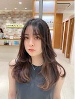 ピークアブー アヴェダ アトレ恵比寿(PEEK-A-BOO AVEDA) レイヤーミディアムヘア 20代30代40代　ワンカール巻きレイヤー