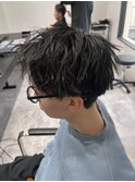 アップバングショート
