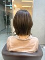 ニニ(nini) 切りっぱなしボブ◇スタイリング次第でくびれます。